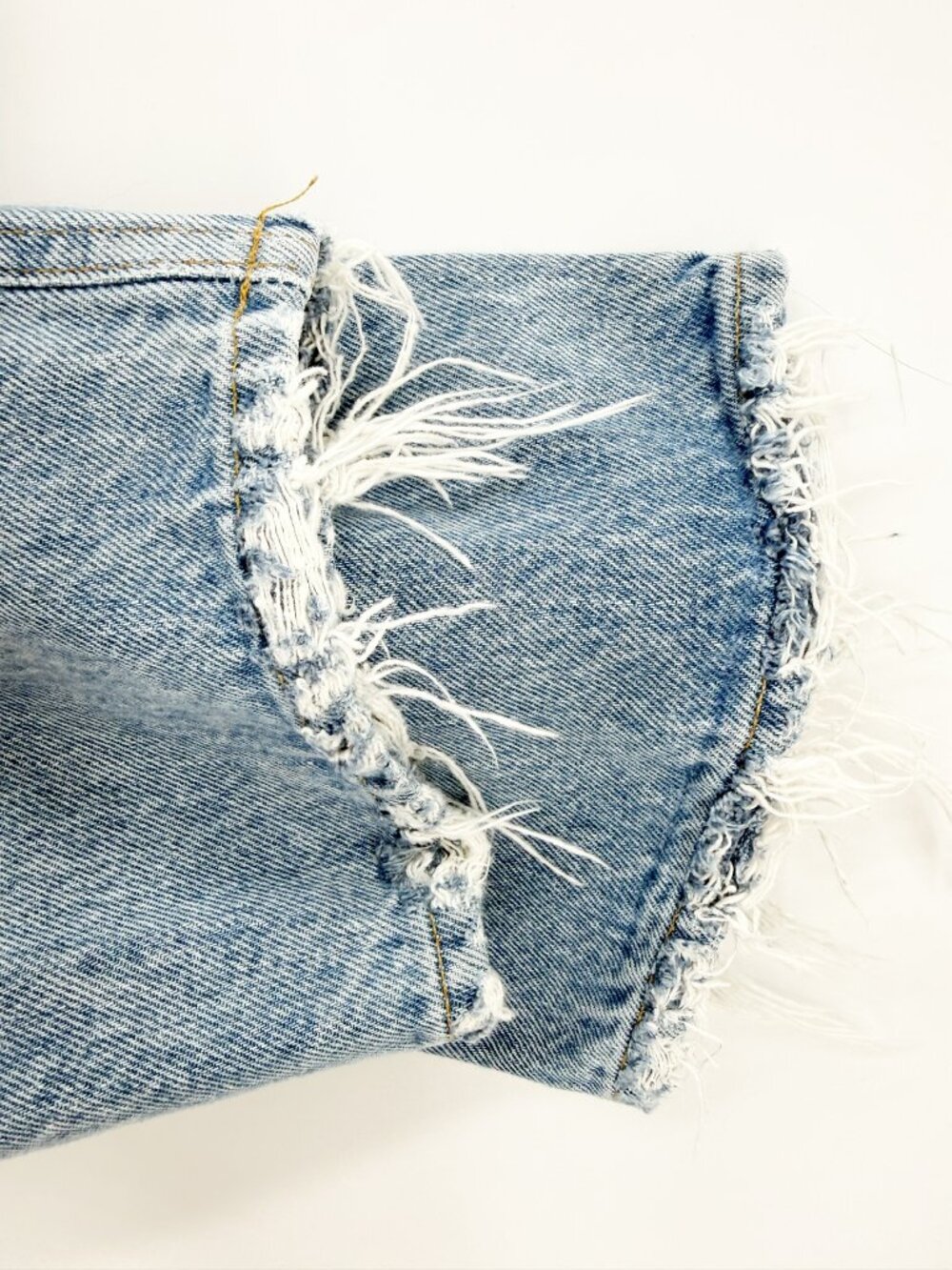 AGOLDE 90's Mid Rise Loose Fit in Fall Out Straight Leg Button Fly Sz 27 - Picture 5 of 9